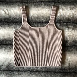 LA HEARTS Ribbed Crop Top